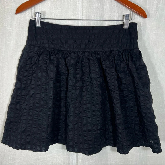 Calvin Klein Cotton Ruffle Mini Skirt - Picture 4 of 5